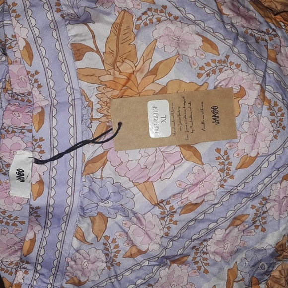 Jaase Journey Maxi Skirt Lucia Print XL BNWT Tropical Floral print w/pockets!! - Picture 11 of 14